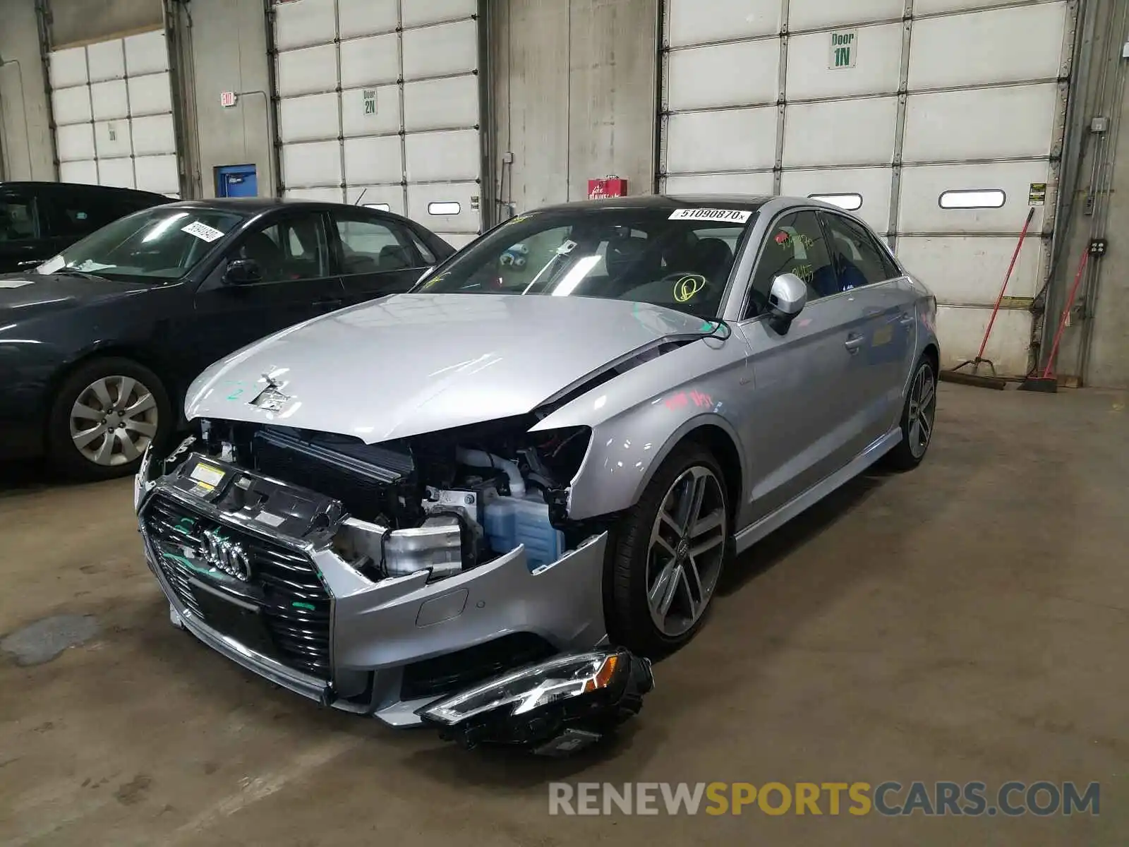 2 Photograph of a damaged car WAUJEGFF6K1022220 AUDI A3 2019