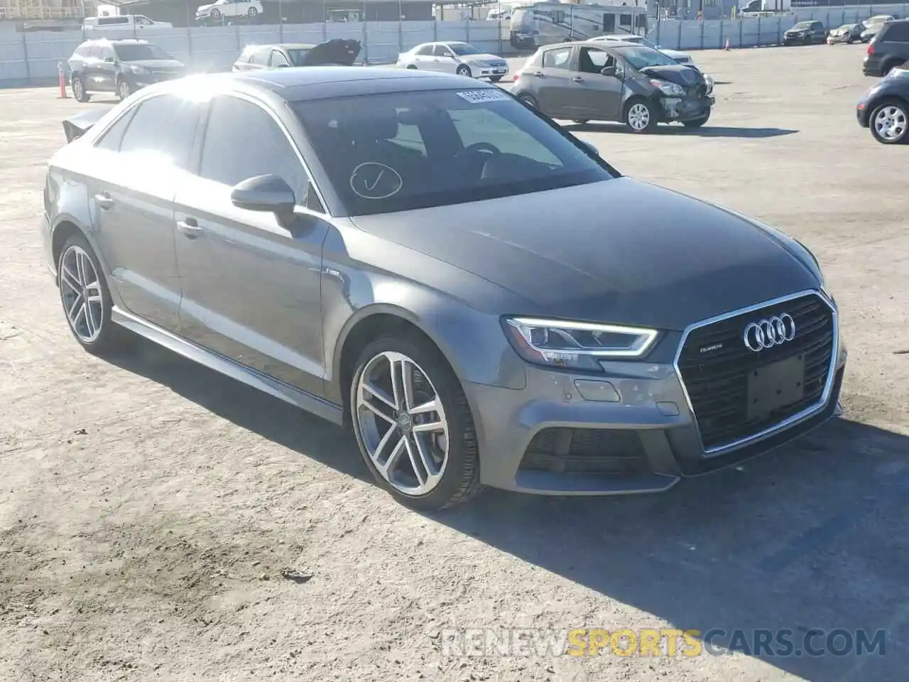 1 Photograph of a damaged car WAUJEGFF6KA106943 AUDI A3 2019