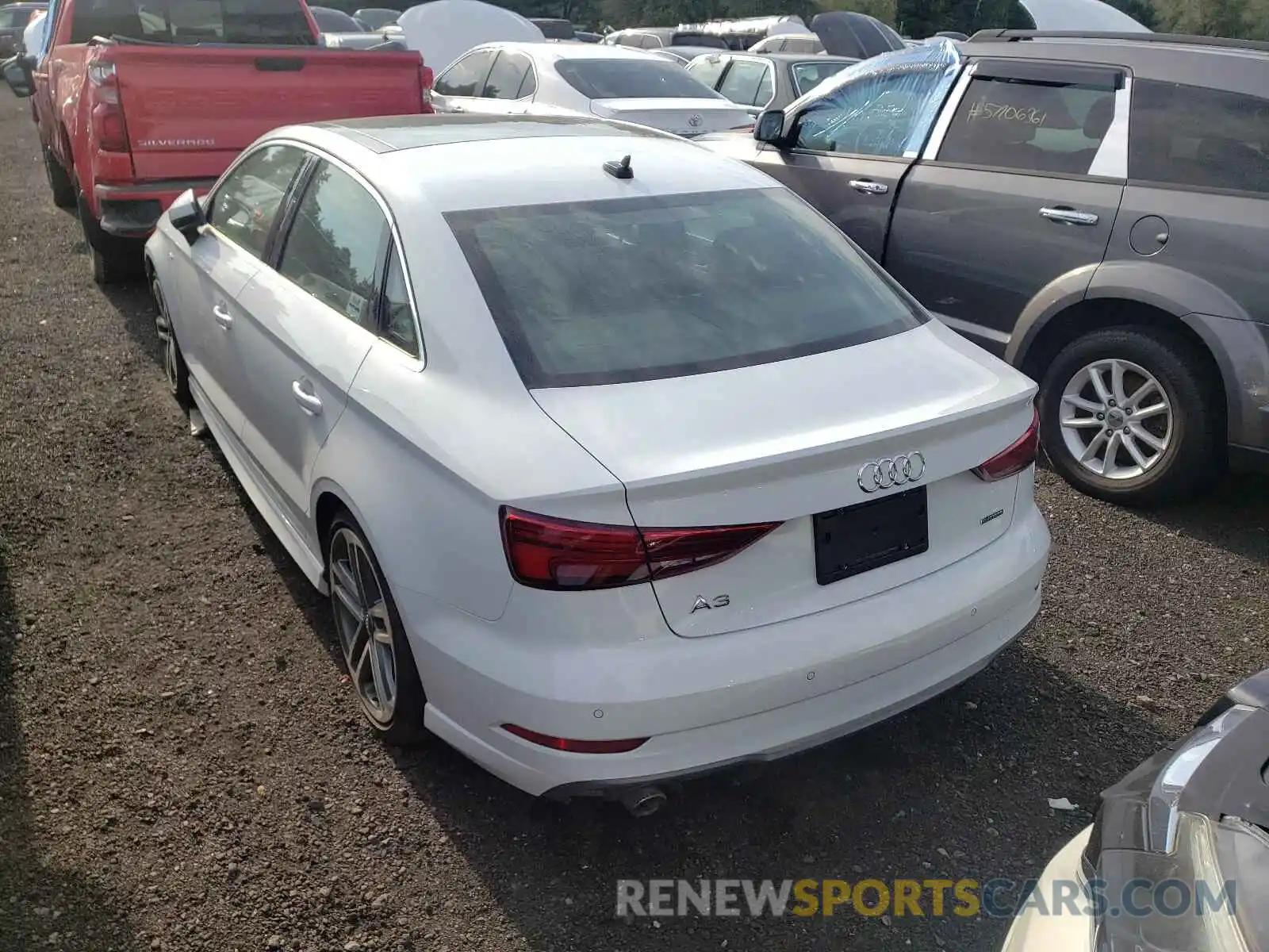 3 Photograph of a damaged car WAUJEGFF7K1017172 AUDI A3 2019