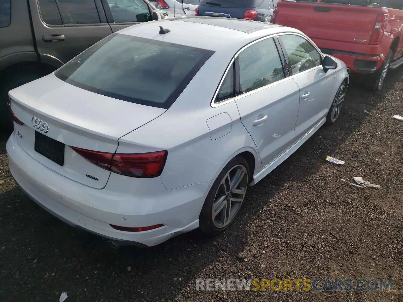 4 Photograph of a damaged car WAUJEGFF7K1017172 AUDI A3 2019