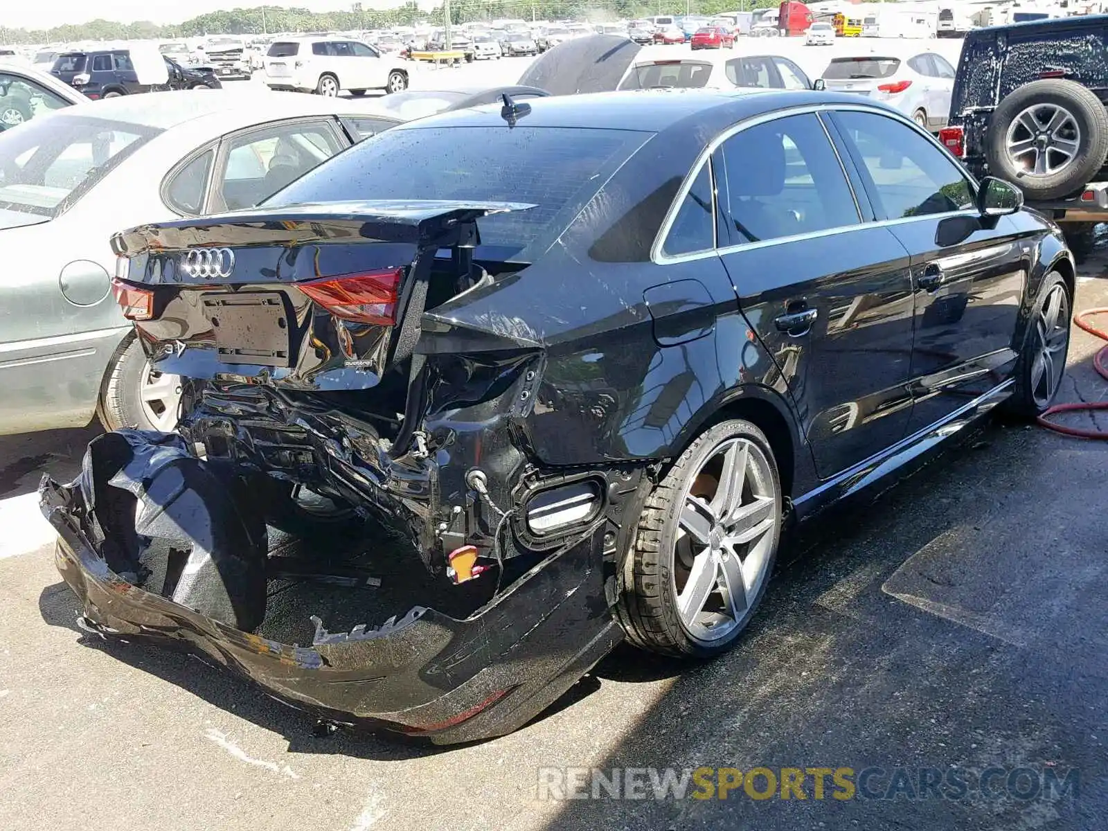 4 Photograph of a damaged car WAUJEGFF7K1018676 AUDI A3 2019