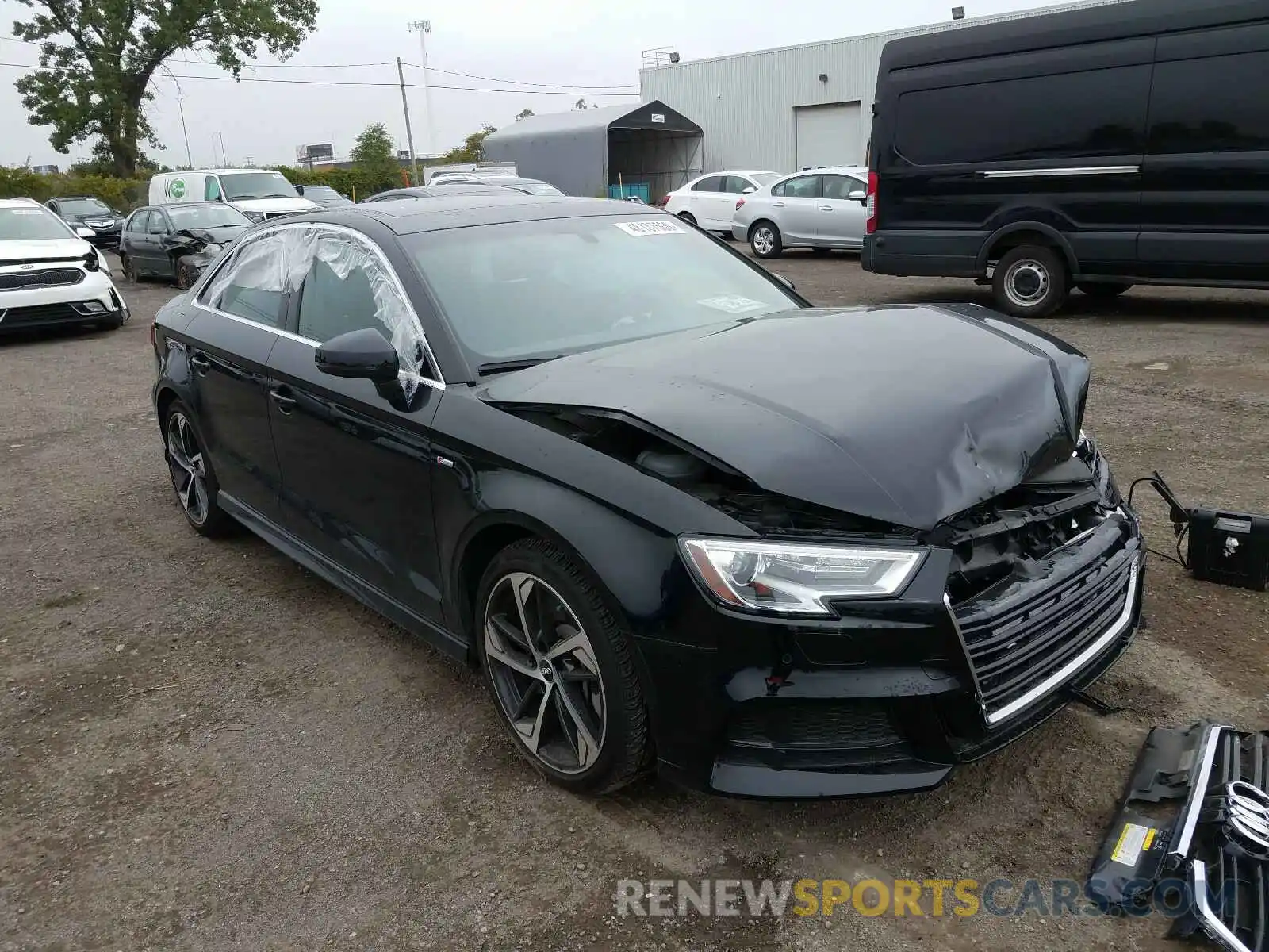 1 Photograph of a damaged car WAUJEGFF8K1018699 AUDI A3 2019