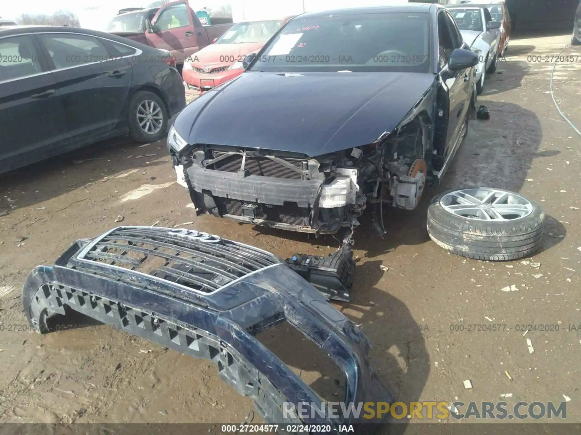 6 Photograph of a damaged car WAUJEGFF8KA096349 AUDI A3 2019