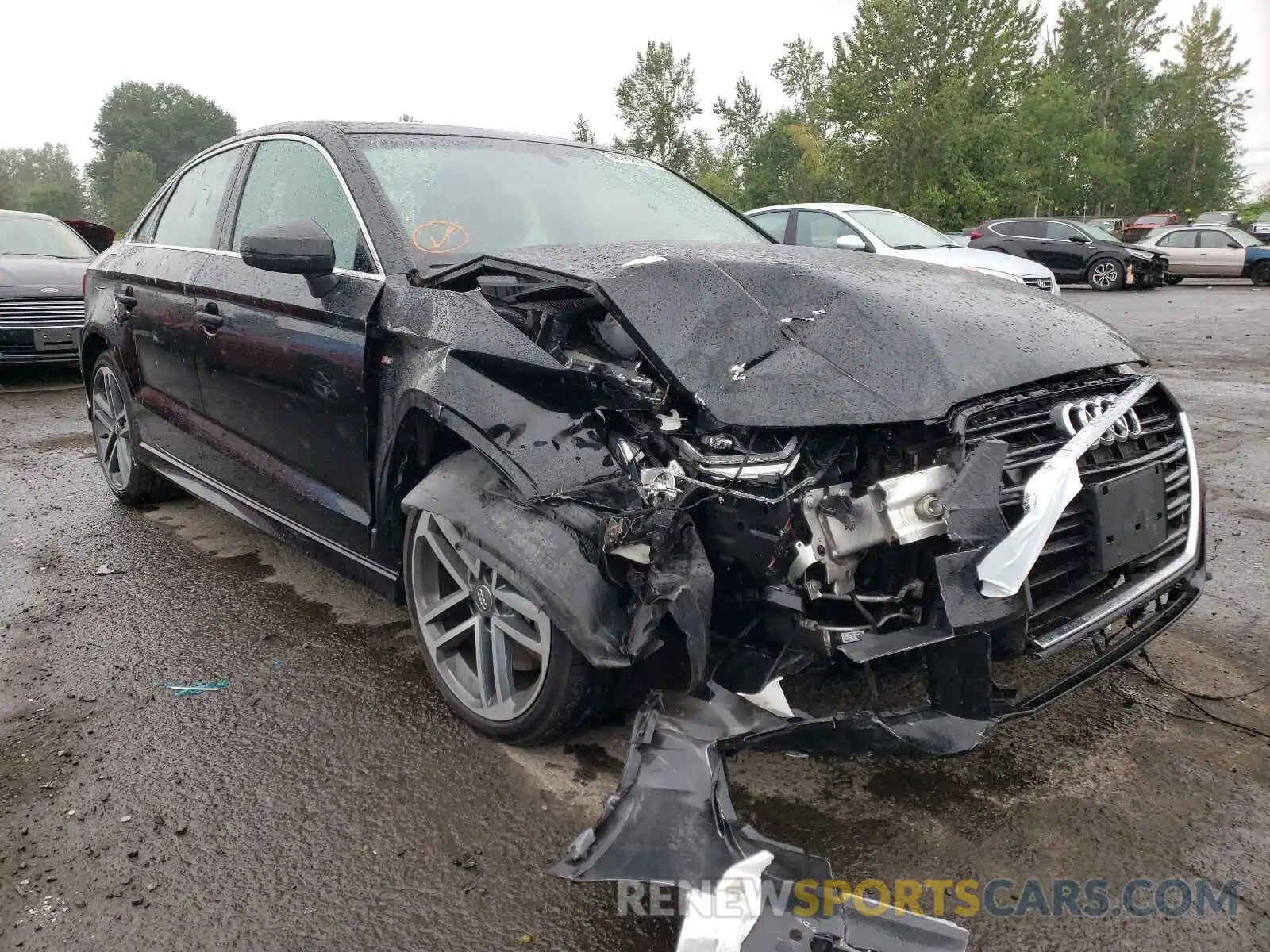 1 Photograph of a damaged car WAUJEGFF9KA100540 AUDI A3 2019