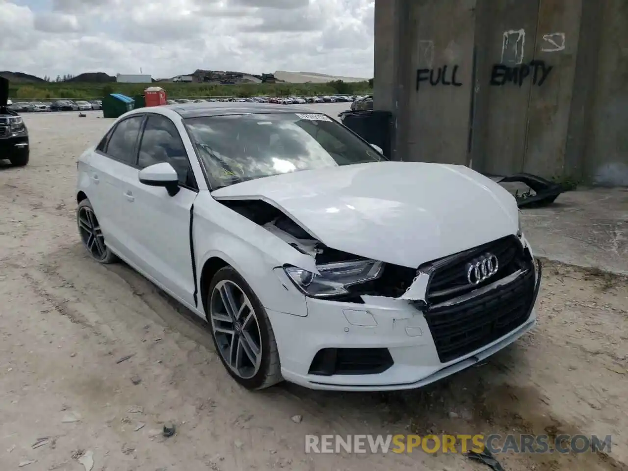 1 Photograph of a damaged car WAUAUGFF0LA001805 AUDI A3 2020