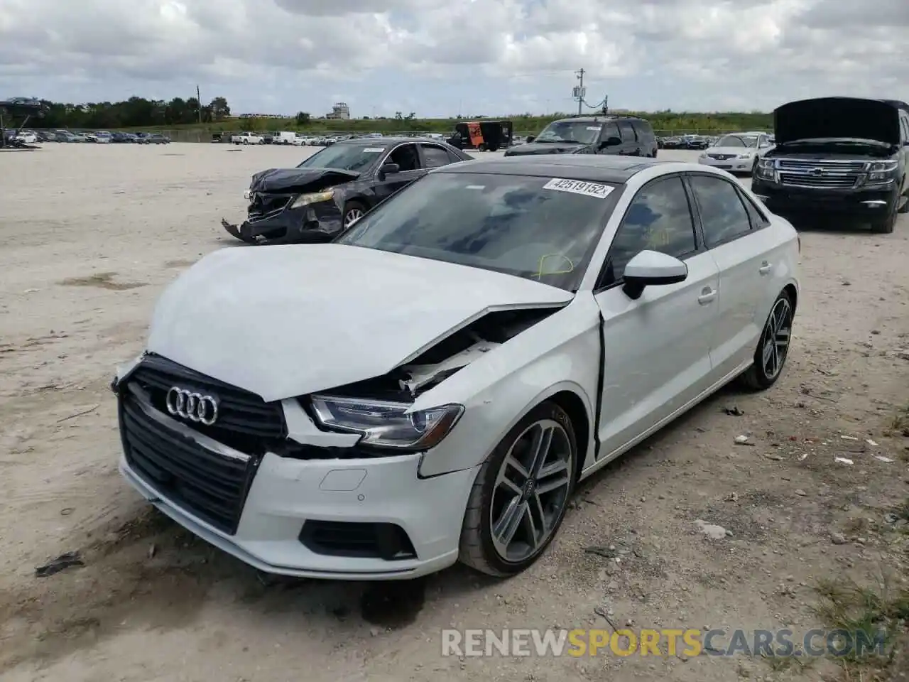 2 Photograph of a damaged car WAUAUGFF0LA001805 AUDI A3 2020