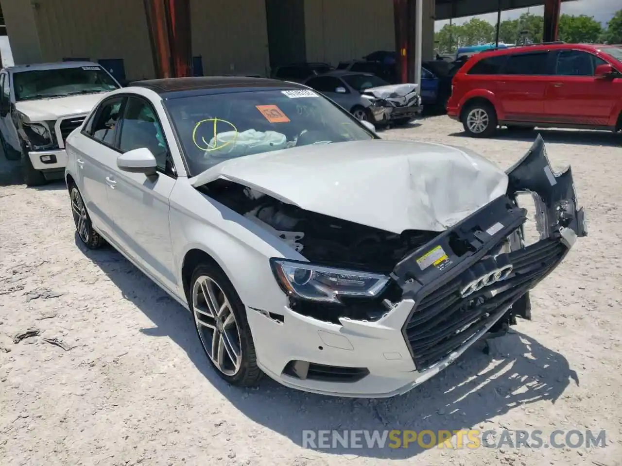 1 Photograph of a damaged car WAUAUGFF0LA097189 AUDI A3 2020