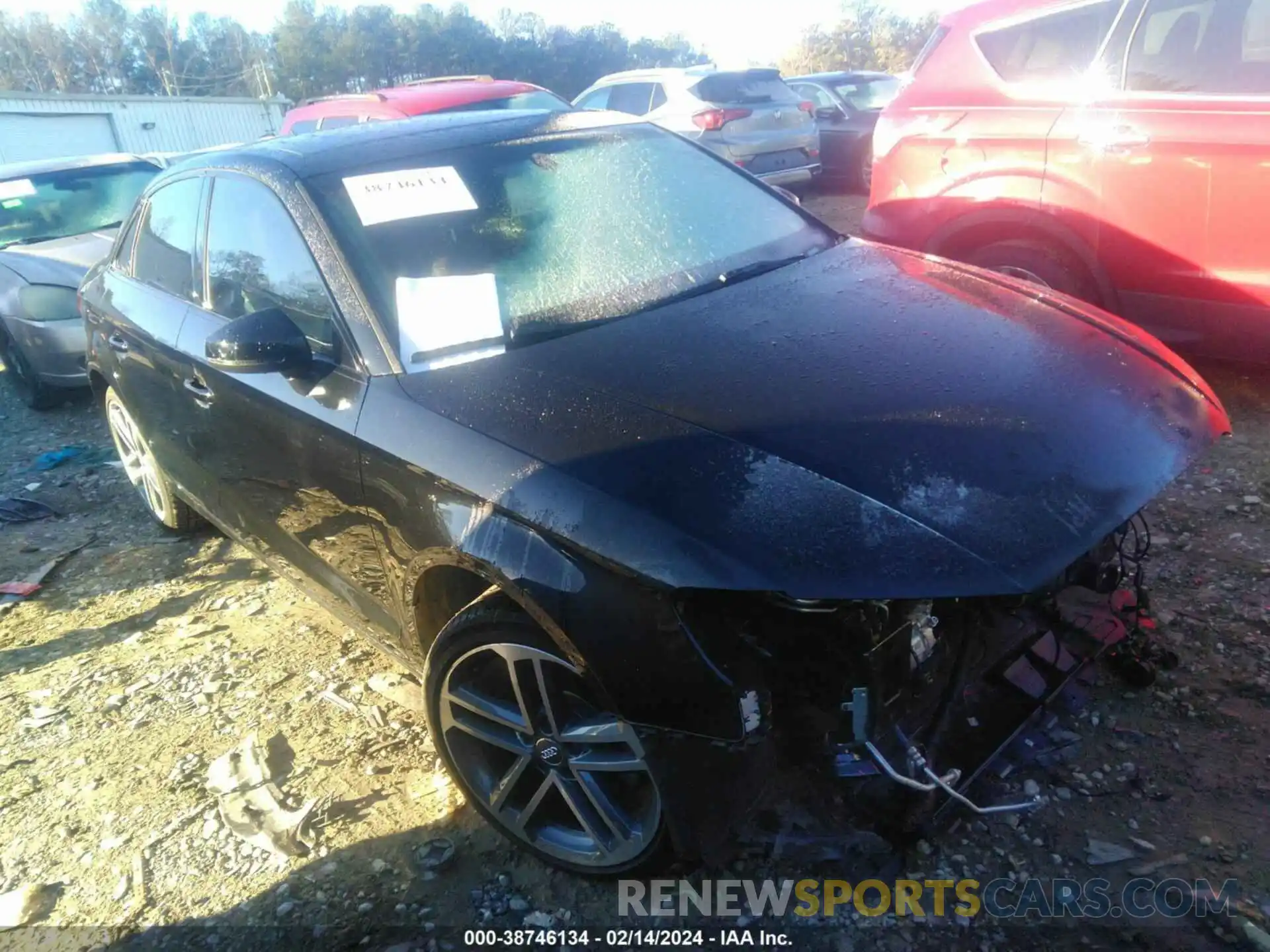 1 Photograph of a damaged car WAUAUGFF0LA105131 AUDI A3 2020