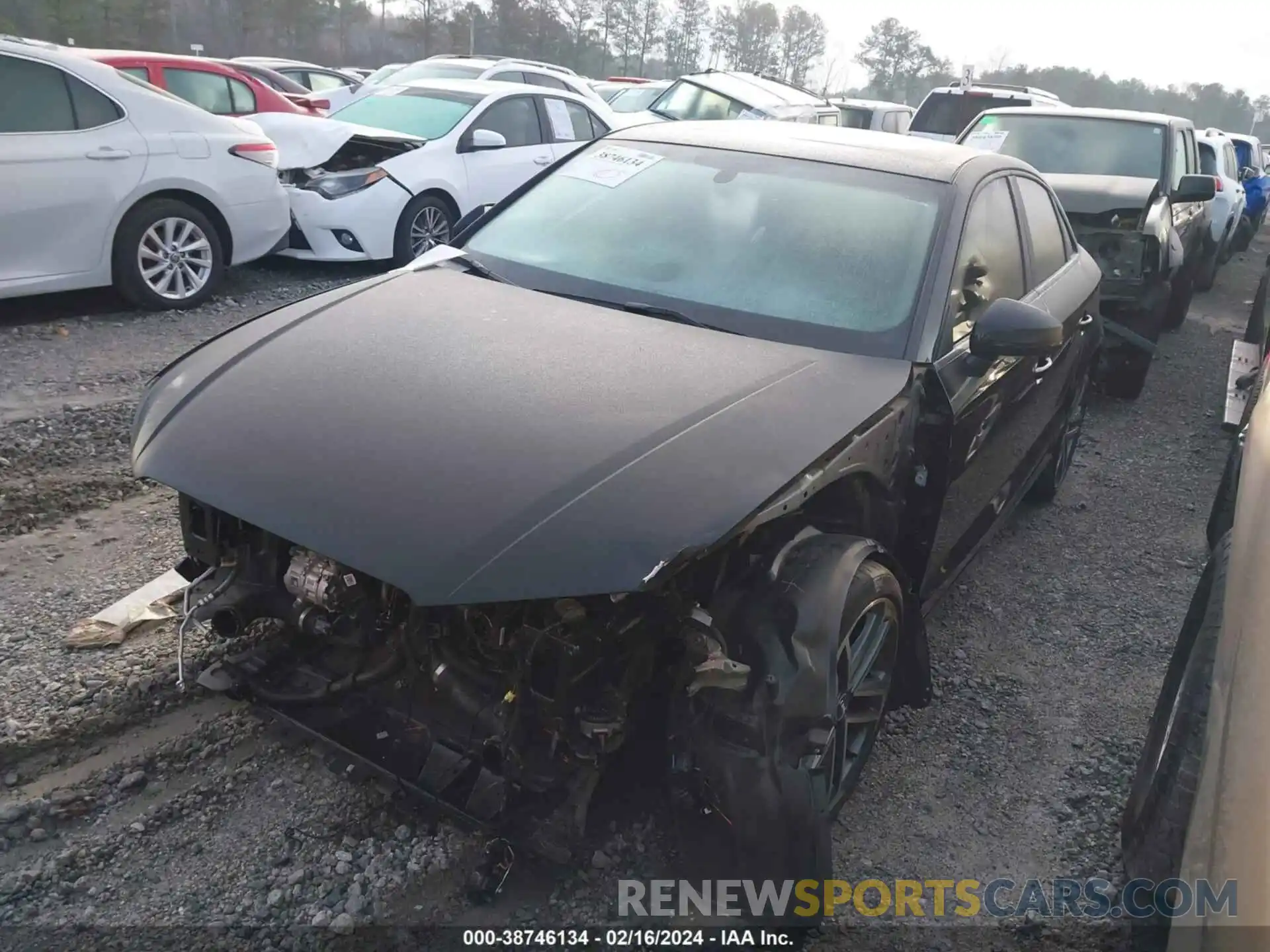 2 Photograph of a damaged car WAUAUGFF0LA105131 AUDI A3 2020