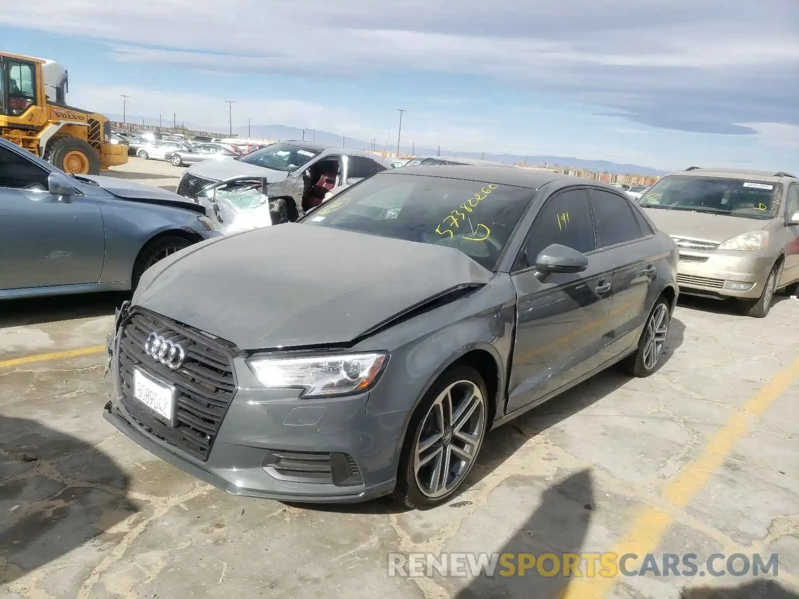 2 Photograph of a damaged car WAUAUGFF1LA039995 AUDI A3 2020