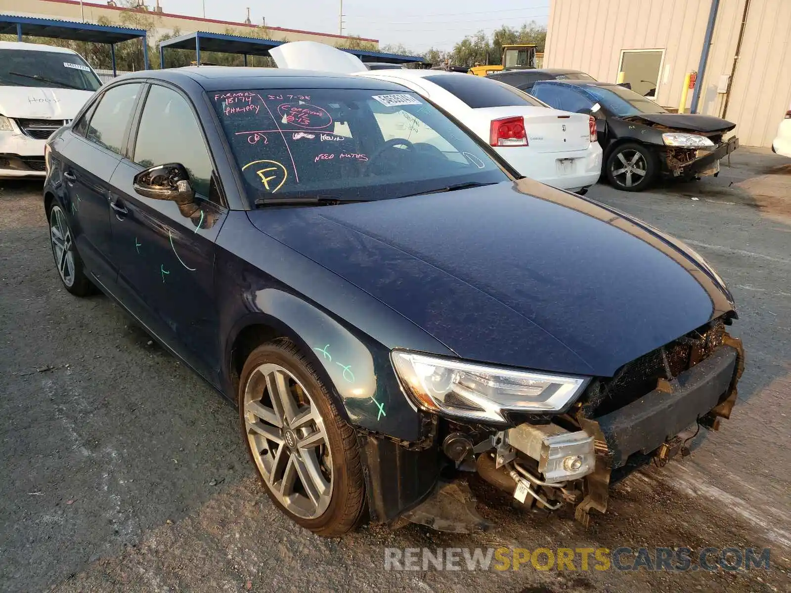 1 Photograph of a damaged car WAUAUGFF1LA102786 AUDI A3 2020