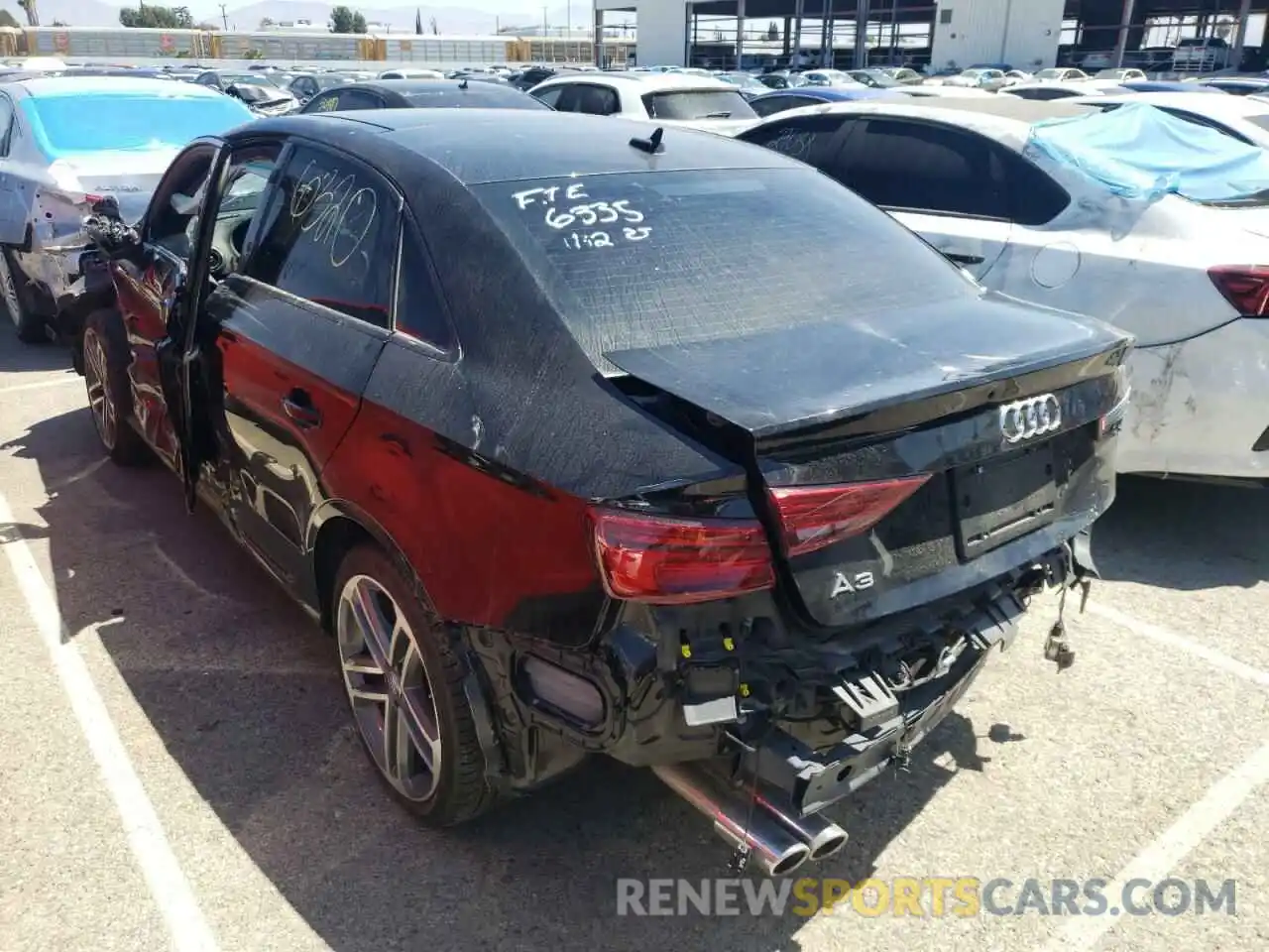 3 Photograph of a damaged car WAUAUGFF2LA096335 AUDI A3 2020