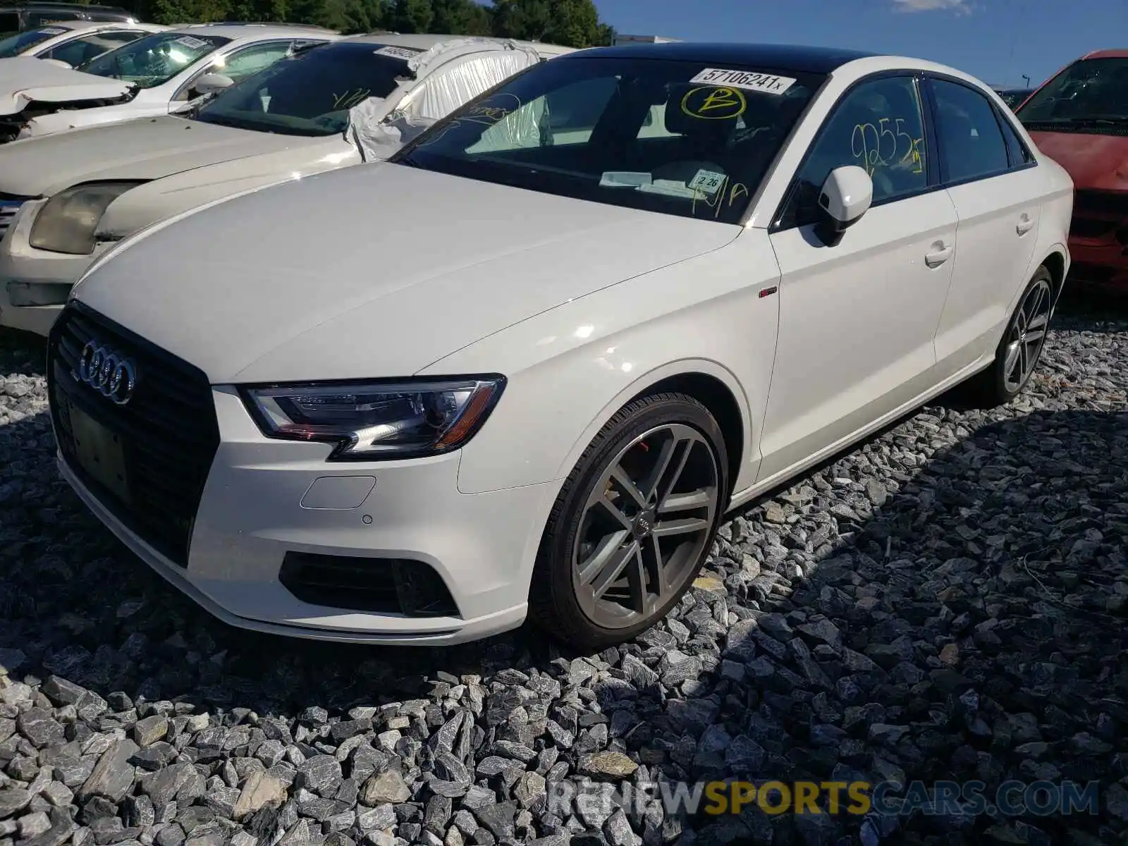 2 Photograph of a damaged car WAUAUGFF2LA103509 AUDI A3 2020