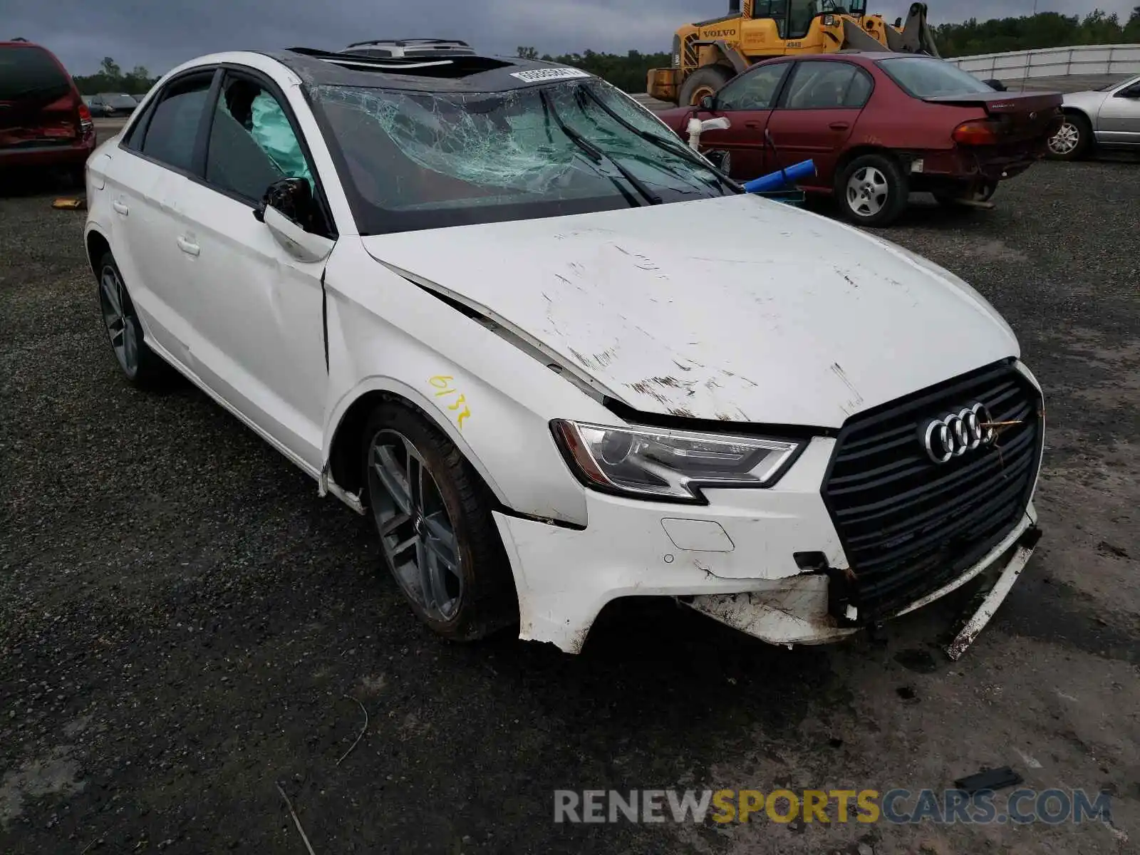 1 Photograph of a damaged car WAUAUGFF3LA038136 AUDI A3 2020