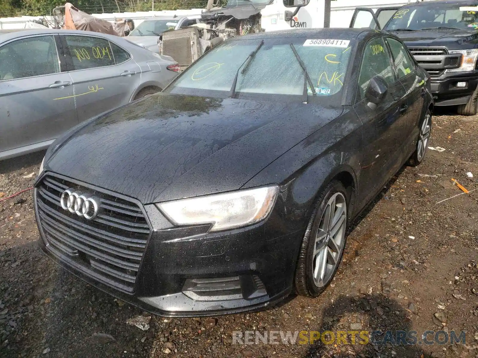 2 Фотография поврежденного автомобиля WAUAUGFF3LA094559 AUDI A3 2020