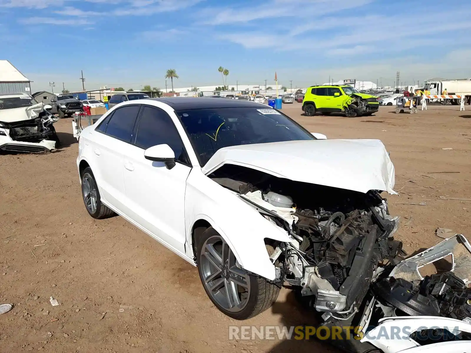 1 Photograph of a damaged car WAUAUGFF3LA099180 AUDI A3 2020