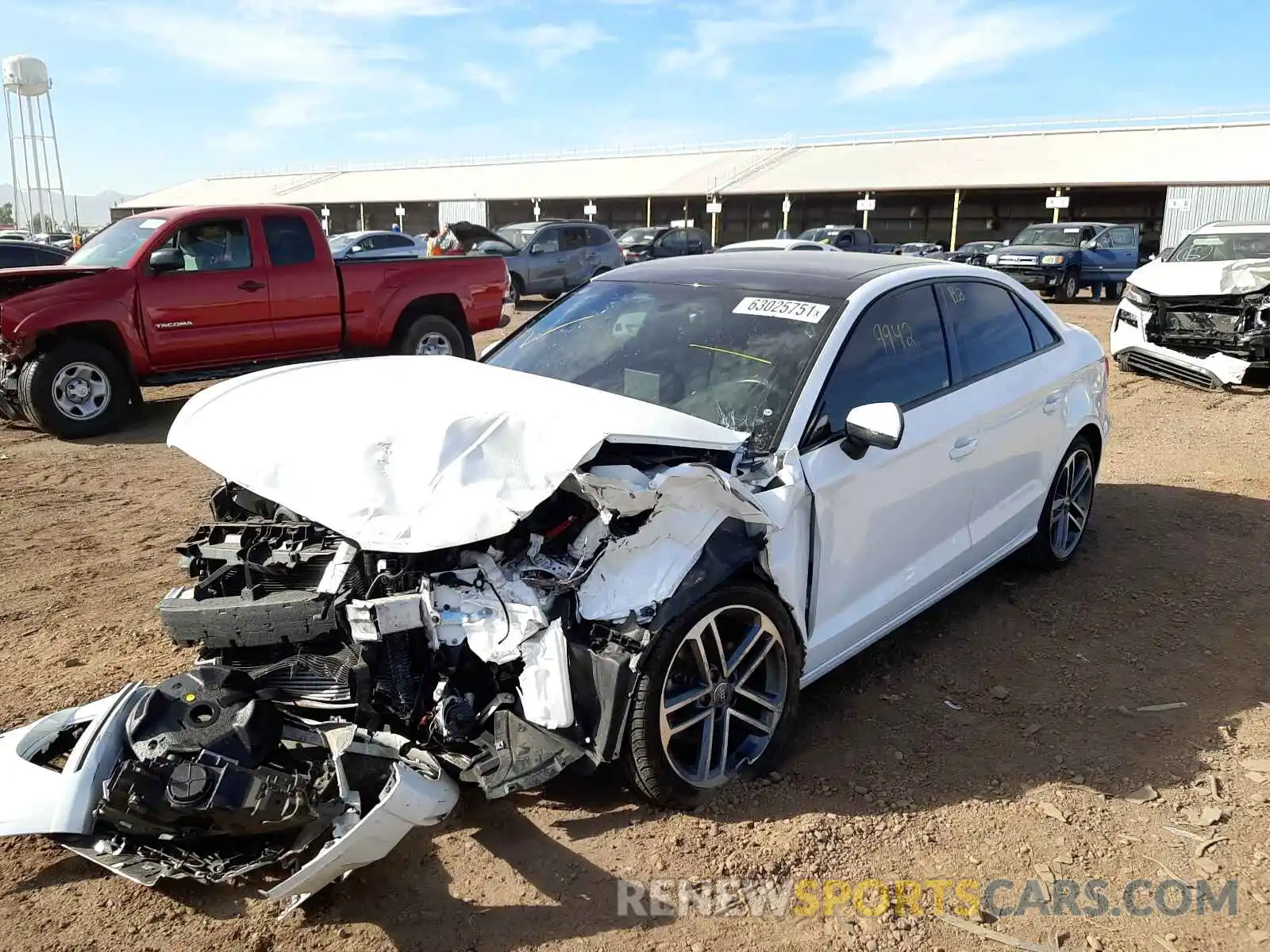 2 Photograph of a damaged car WAUAUGFF3LA099180 AUDI A3 2020