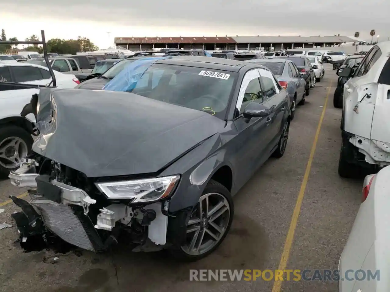 2 Photograph of a damaged car WAUAUGFF3LA102434 AUDI A3 2020