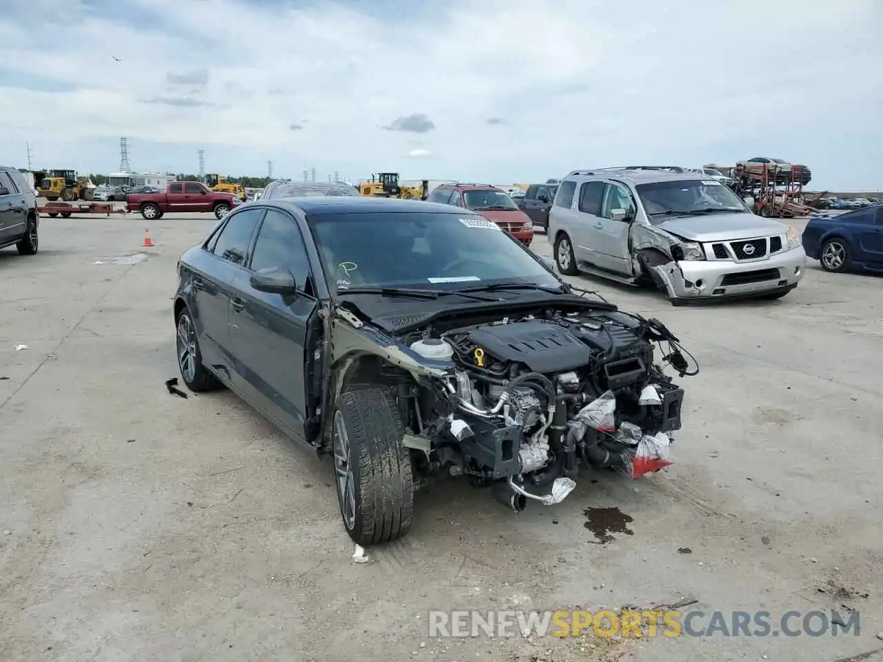 1 Photograph of a damaged car WAUAUGFF4LA095476 AUDI A3 2020