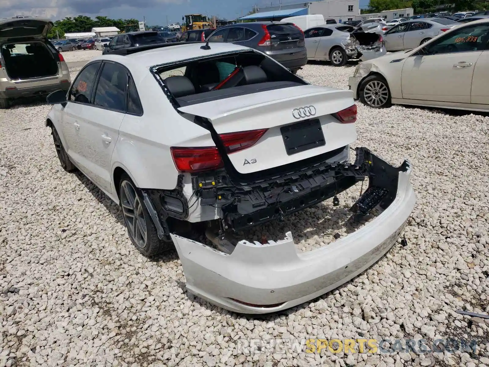 3 Photograph of a damaged car WAUAUGFF4LA100756 AUDI A3 2020