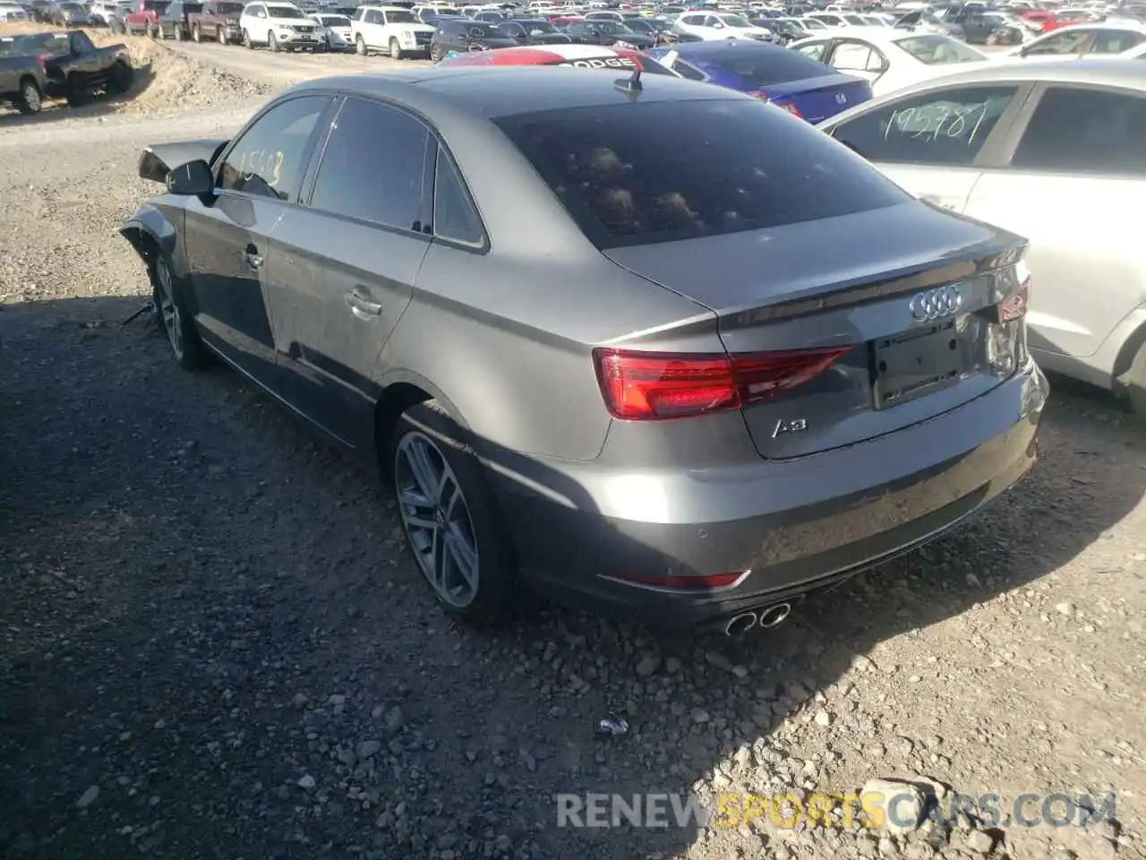 3 Photograph of a damaged car WAUAUGFF4LA103804 AUDI A3 2020