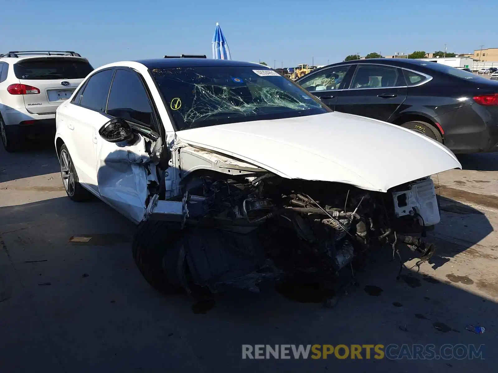 1 Photograph of a damaged car WAUAUGFF5LA053060 AUDI A3 2020