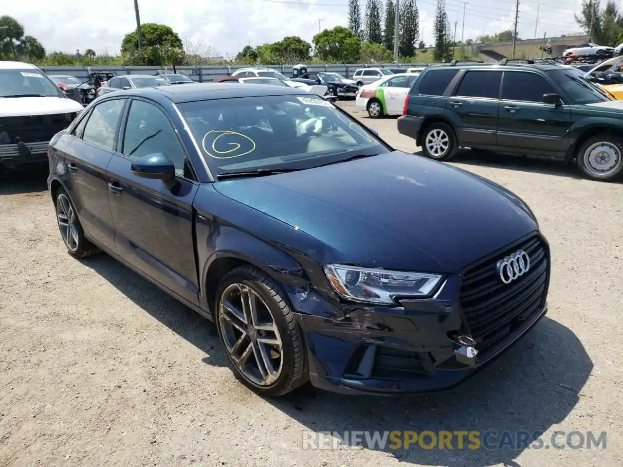 1 Photograph of a damaged car WAUAUGFF5LA097494 AUDI A3 2020