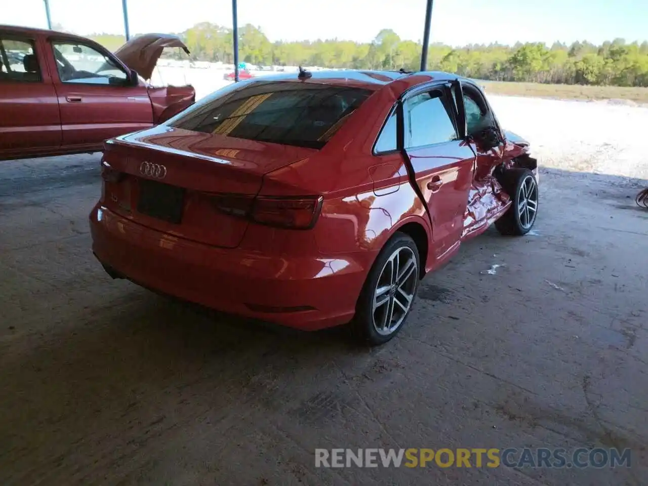 4 Photograph of a damaged car WAUAUGFF5LA097592 AUDI A3 2020