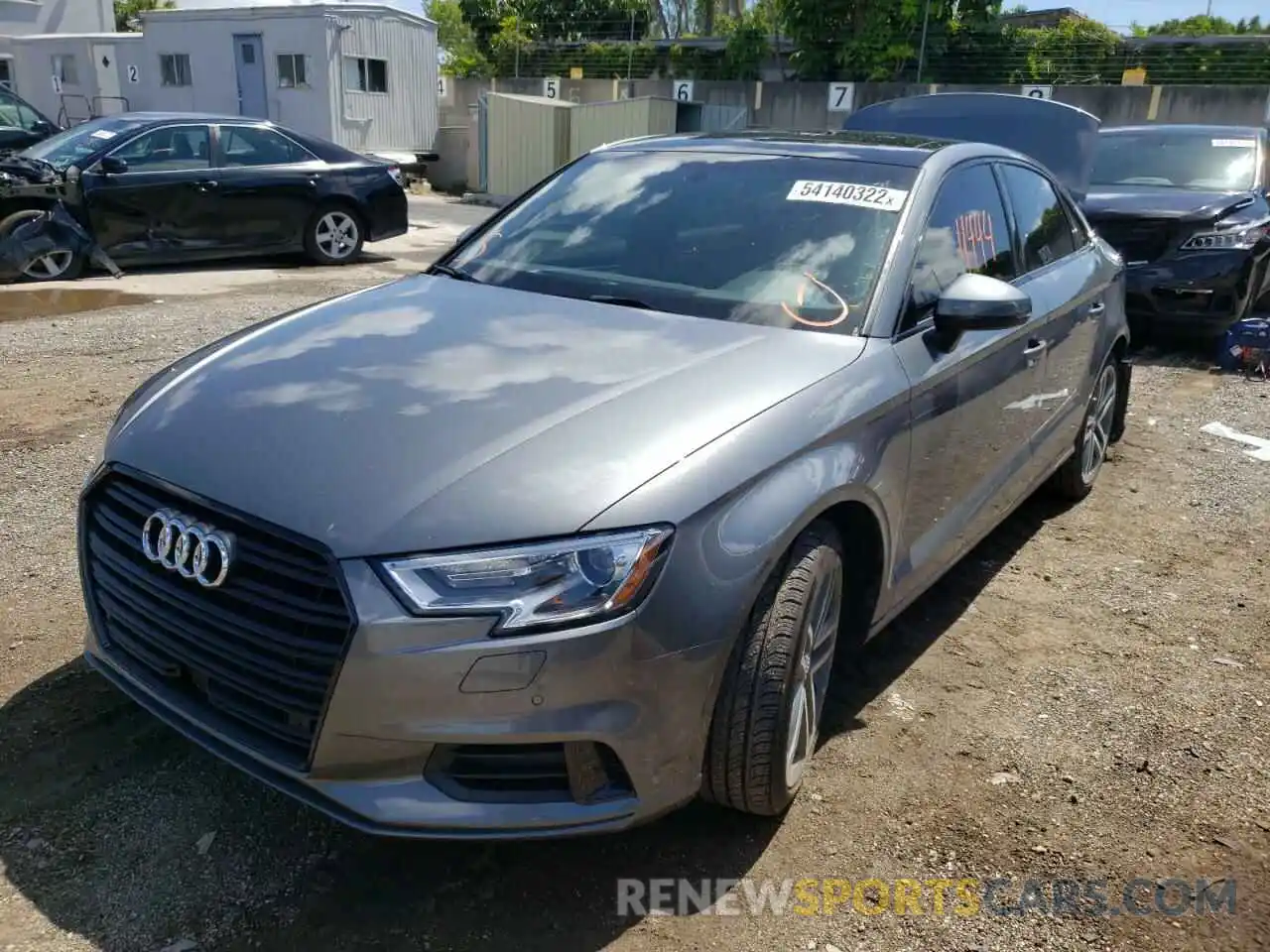 2 Photograph of a damaged car WAUAUGFF5LA105447 AUDI A3 2020