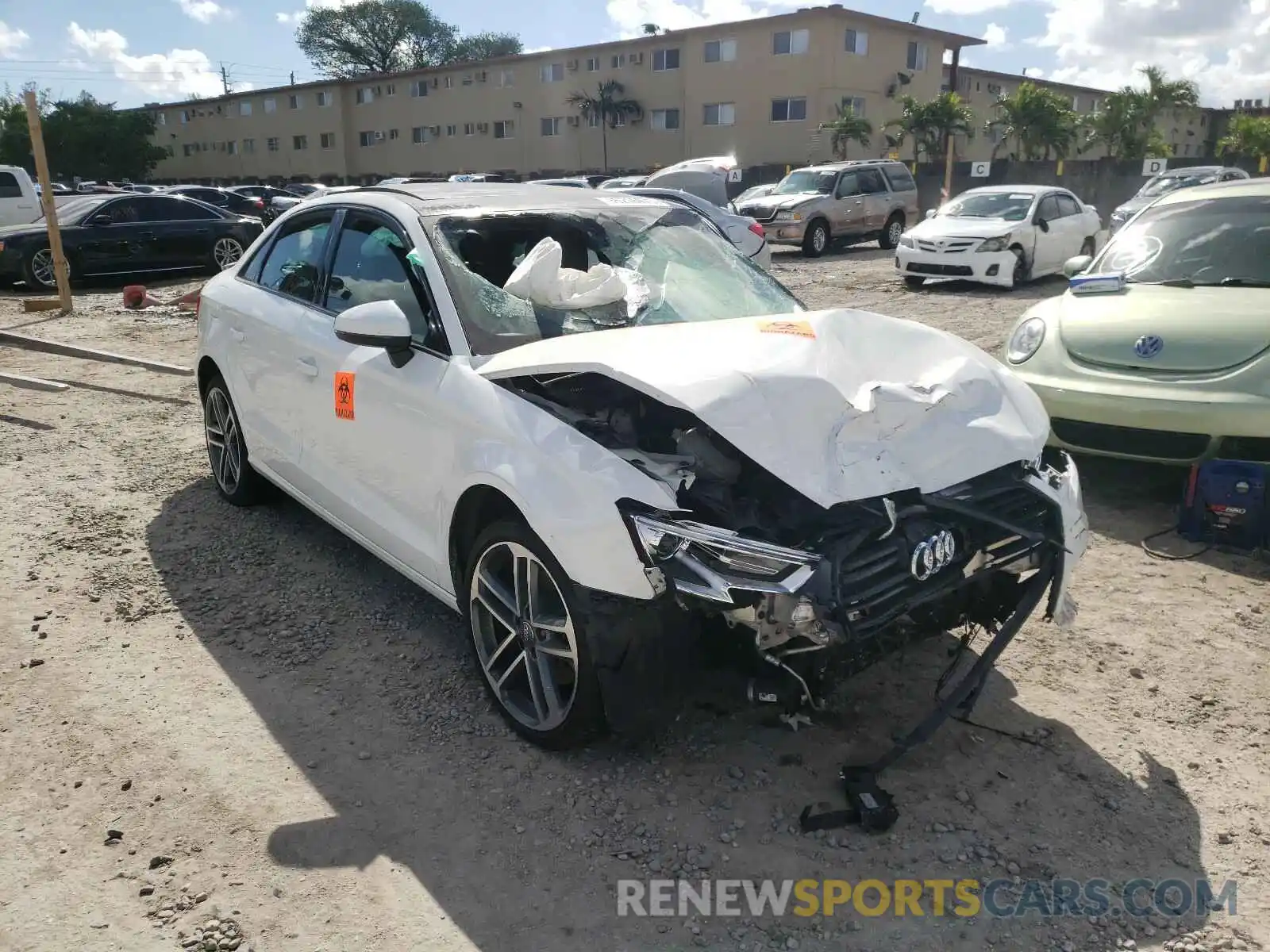 1 Photograph of a damaged car WAUAUGFF6LA049860 AUDI A3 2020