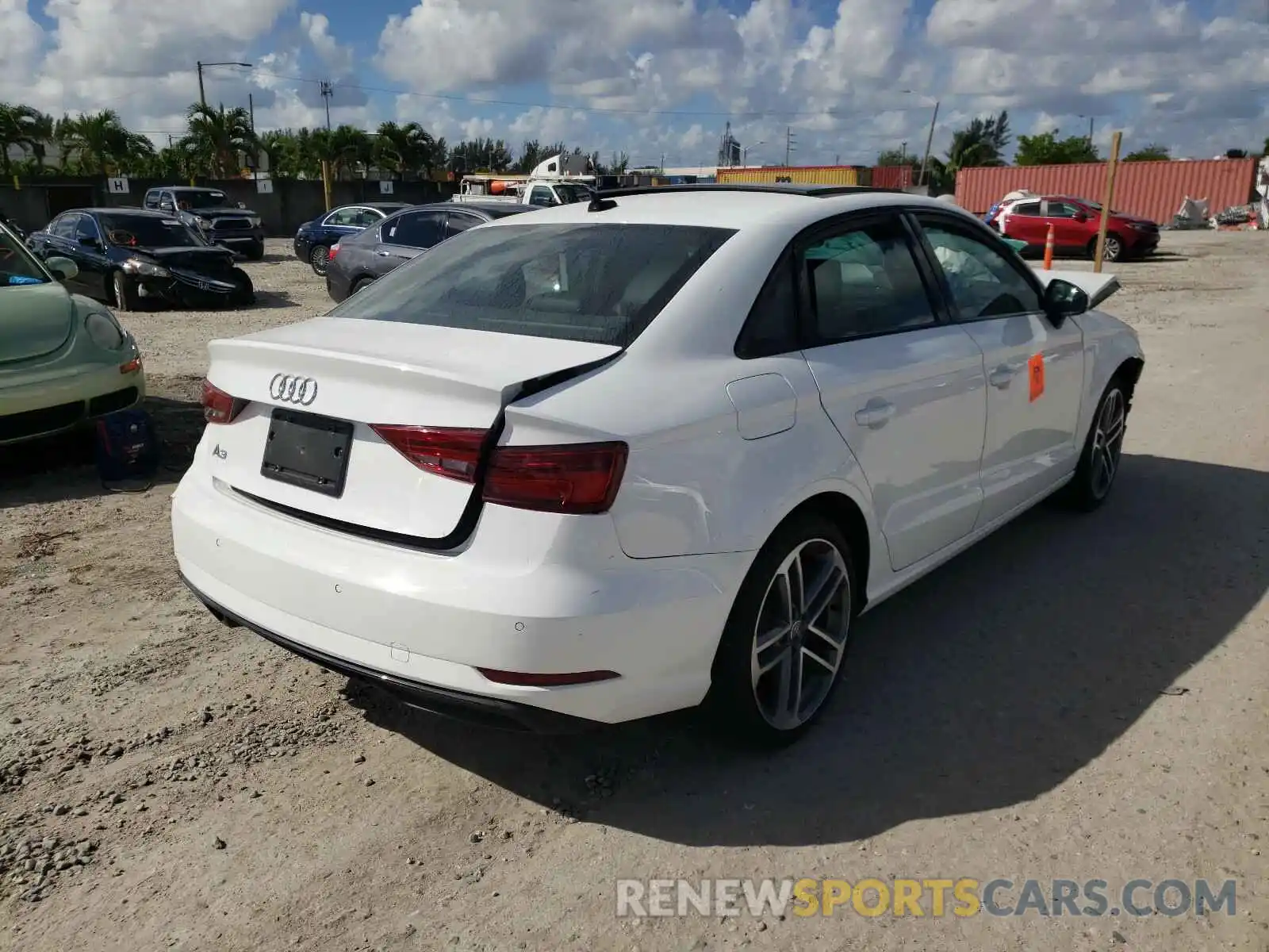 4 Photograph of a damaged car WAUAUGFF6LA049860 AUDI A3 2020