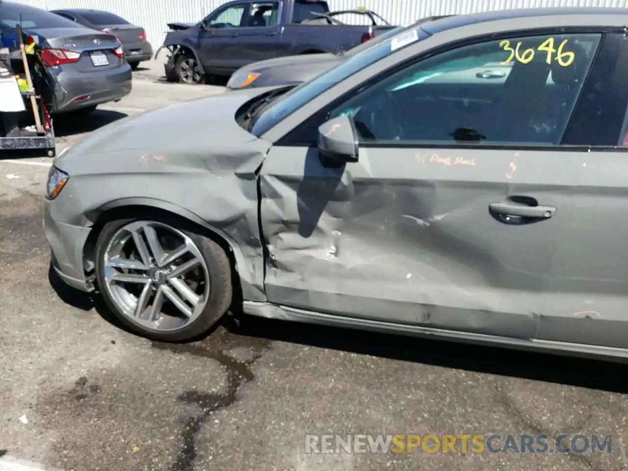 9 Photograph of a damaged car WAUAUGFF7LA040035 AUDI A3 2020