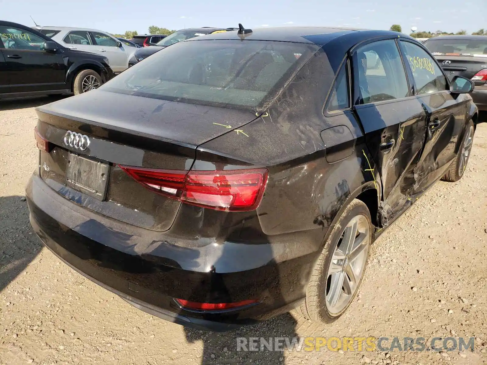 4 Photograph of a damaged car WAUAUGFF7LA071009 AUDI A3 2020