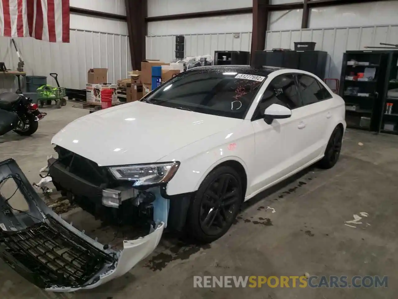 2 Photograph of a damaged car WAUAUGFF7LA099182 AUDI A3 2020