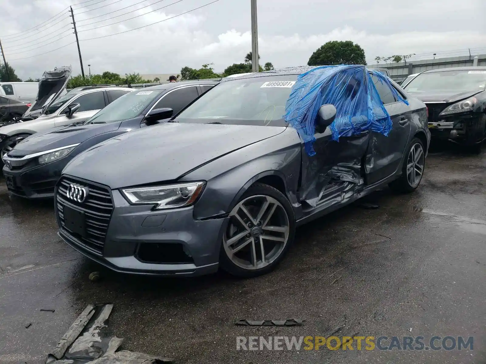 2 Photograph of a damaged car WAUAUGFF7LA105448 AUDI A3 2020