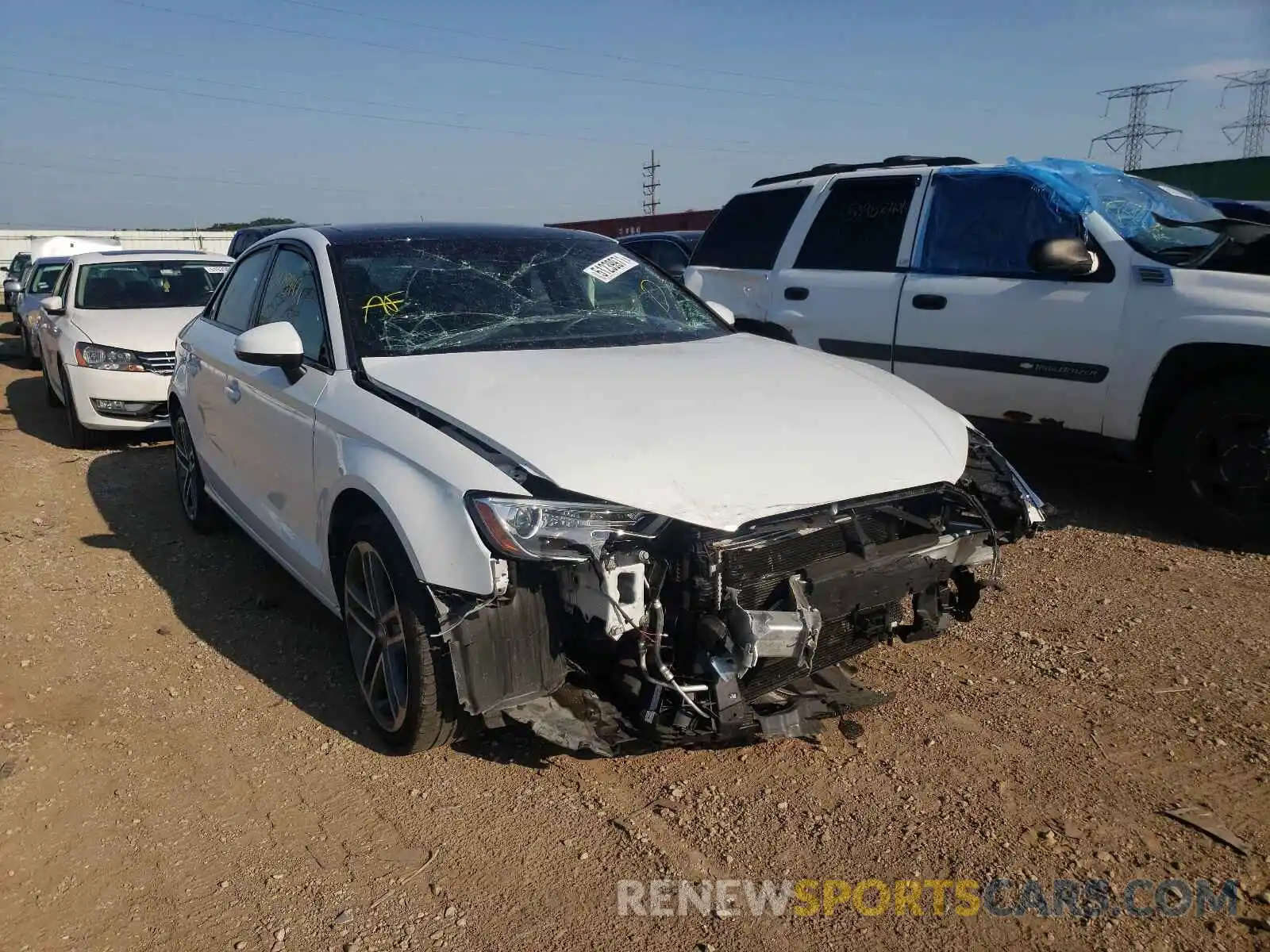 1 Photograph of a damaged car WAUAUGFF9LA006694 AUDI A3 2020