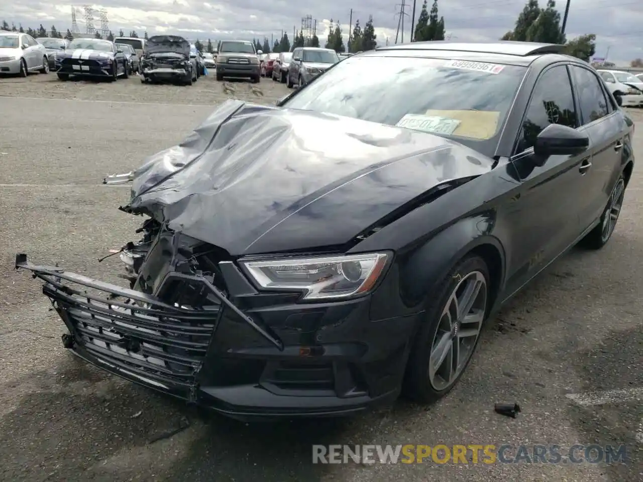 2 Photograph of a damaged car WAUAUGFF9LA078527 AUDI A3 2020