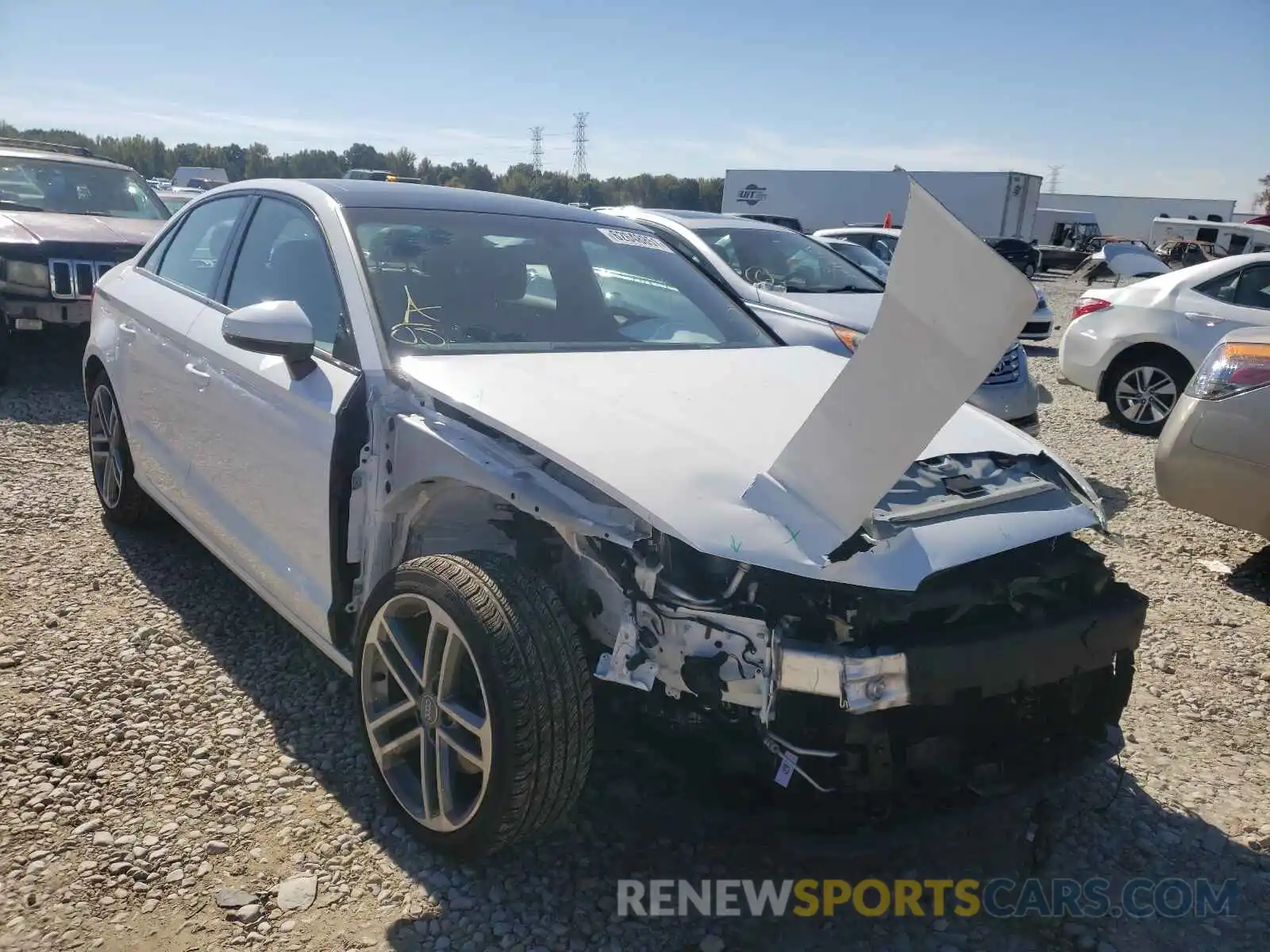 1 Photograph of a damaged car WAUAUGFF9LA103054 AUDI A3 2020