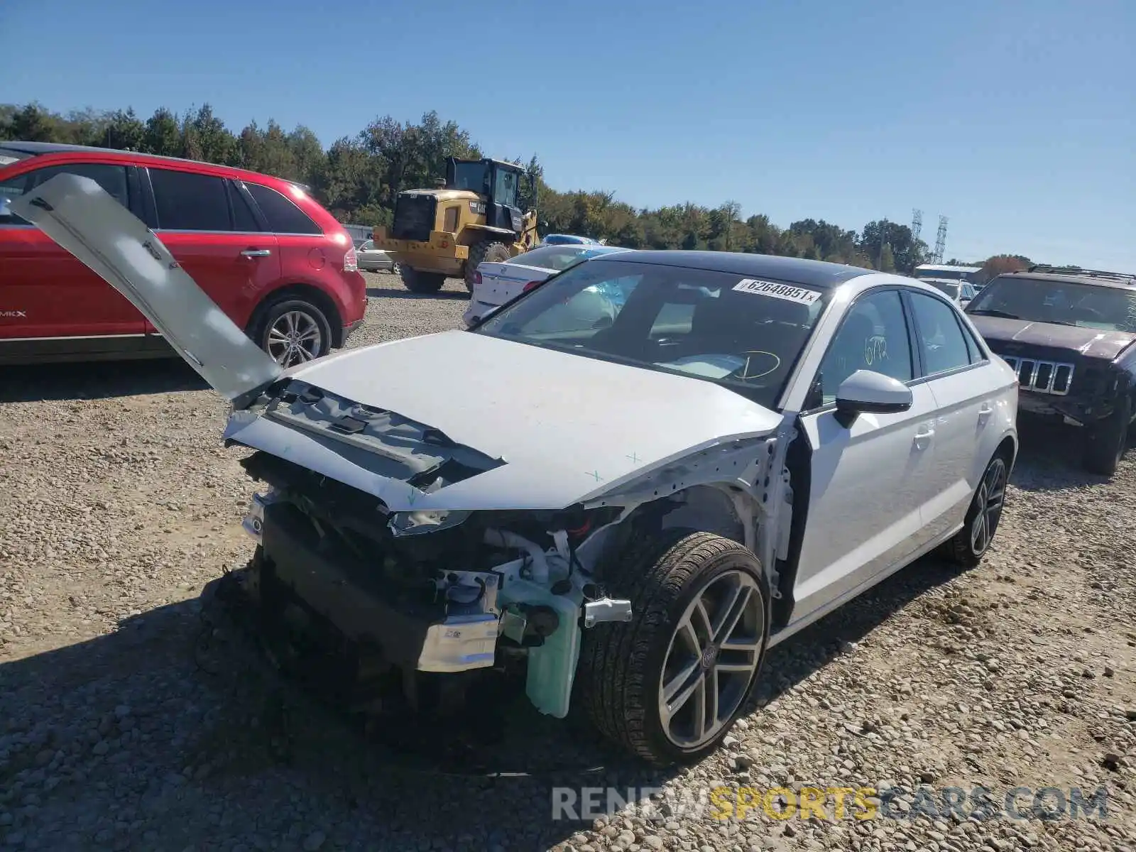 2 Photograph of a damaged car WAUAUGFF9LA103054 AUDI A3 2020