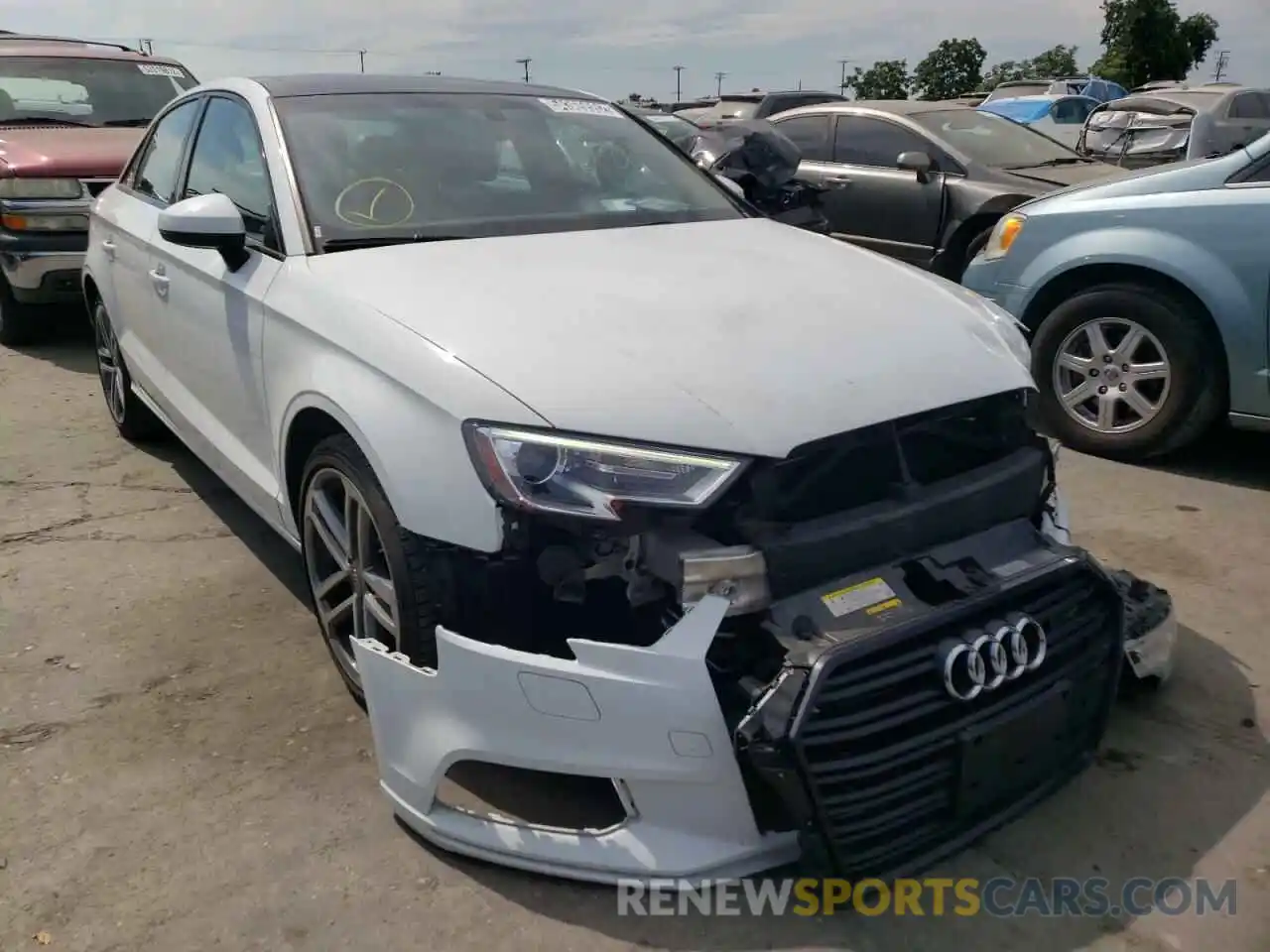 1 Photograph of a damaged car WAUAUGFFXLA054768 AUDI A3 2020