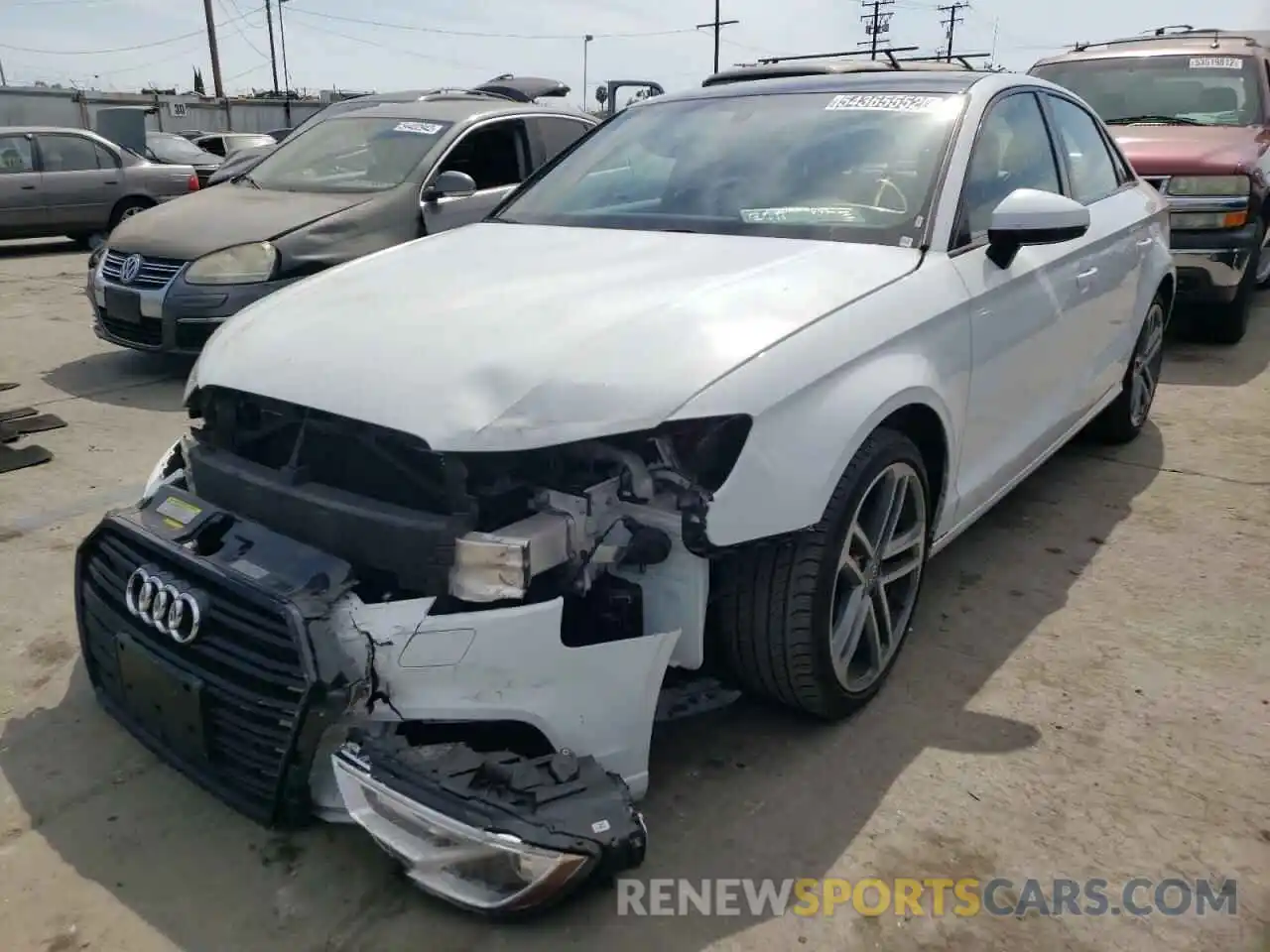 2 Photograph of a damaged car WAUAUGFFXLA054768 AUDI A3 2020