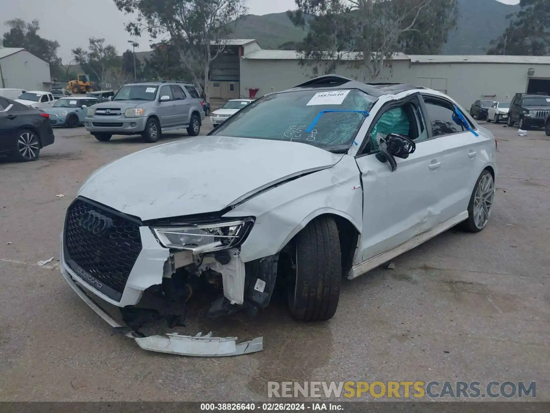 2 Photograph of a damaged car WAUBEGFF0LA032943 AUDI A3 2020