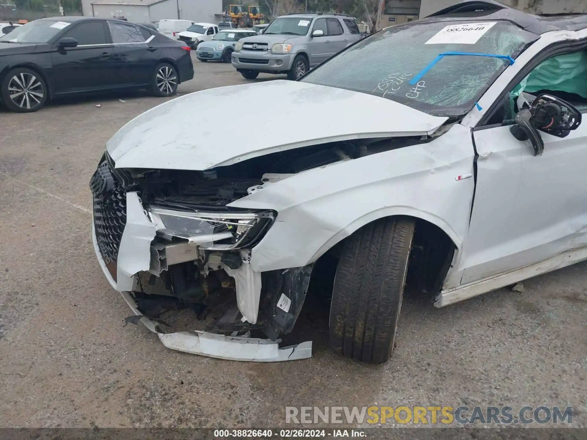 6 Photograph of a damaged car WAUBEGFF0LA032943 AUDI A3 2020