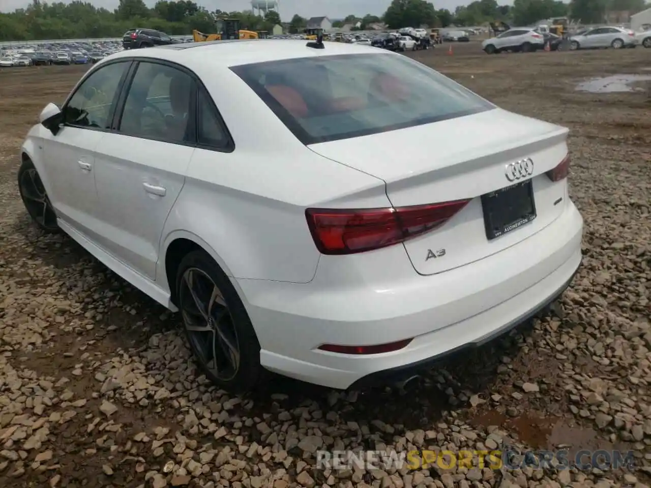 3 Photograph of a damaged car WAUBEGFF0LA096223 AUDI A3 2020