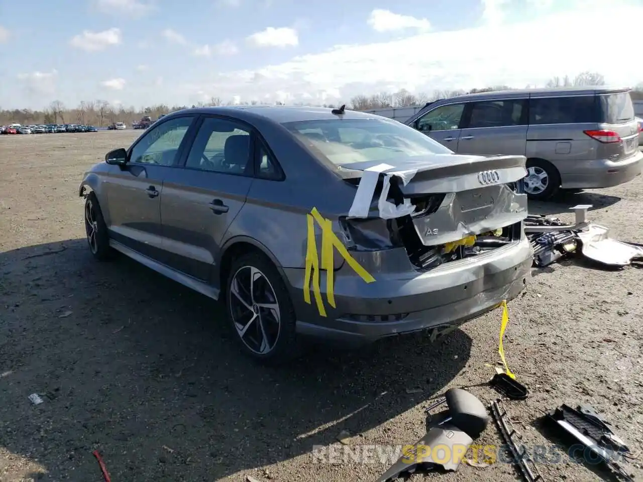 3 Photograph of a damaged car WAUBEGFF3LA102466 AUDI A3 2020