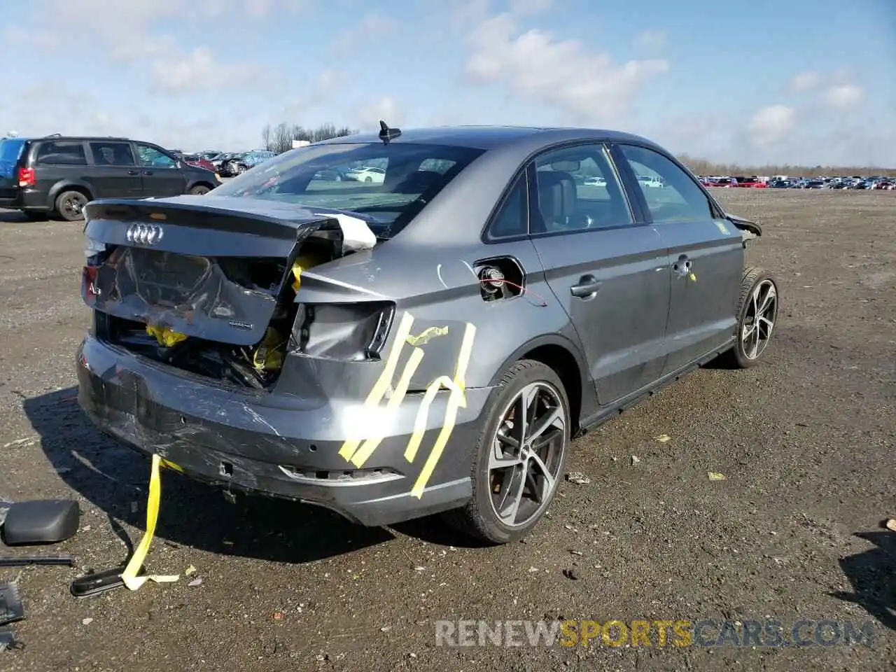 4 Photograph of a damaged car WAUBEGFF3LA102466 AUDI A3 2020