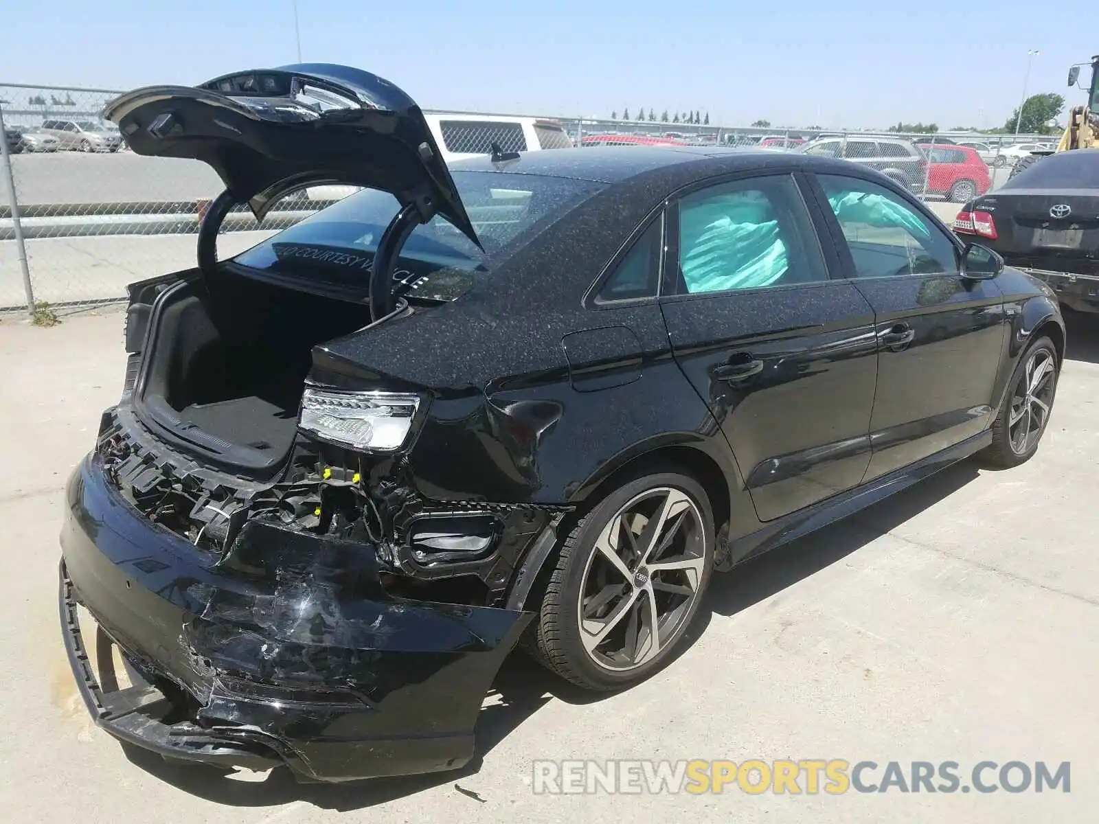 4 Photograph of a damaged car WAUBEGFF3LA102886 AUDI A3 2020