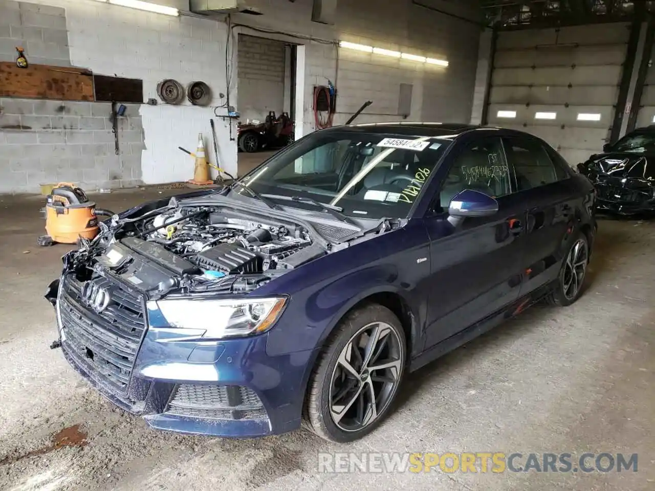 2 Photograph of a damaged car WAUBEGFF5LA098095 AUDI A3 2020