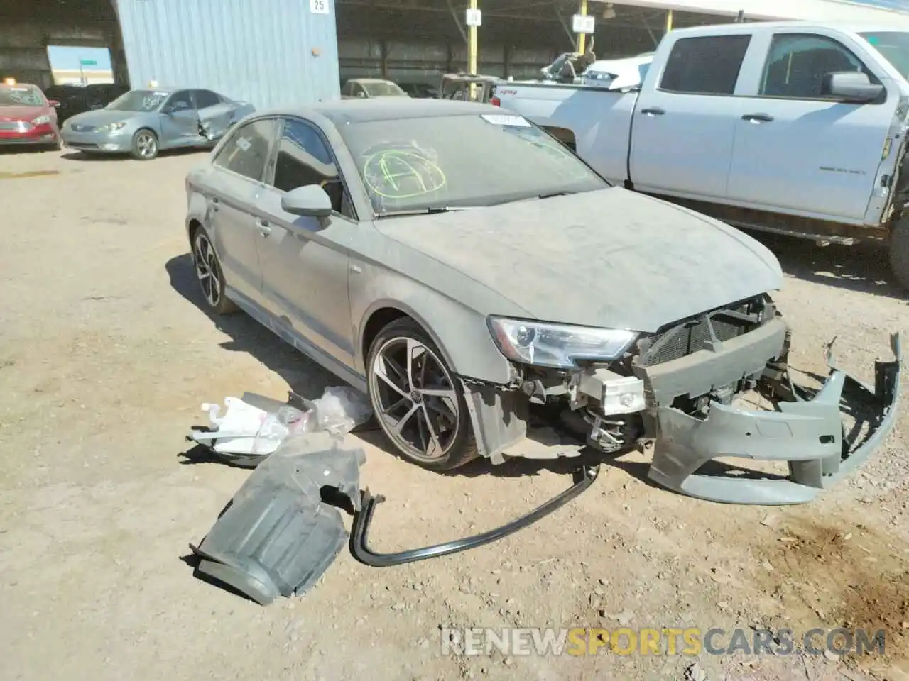 1 Photograph of a damaged car WAUBEGFF7LA054888 AUDI A3 2020