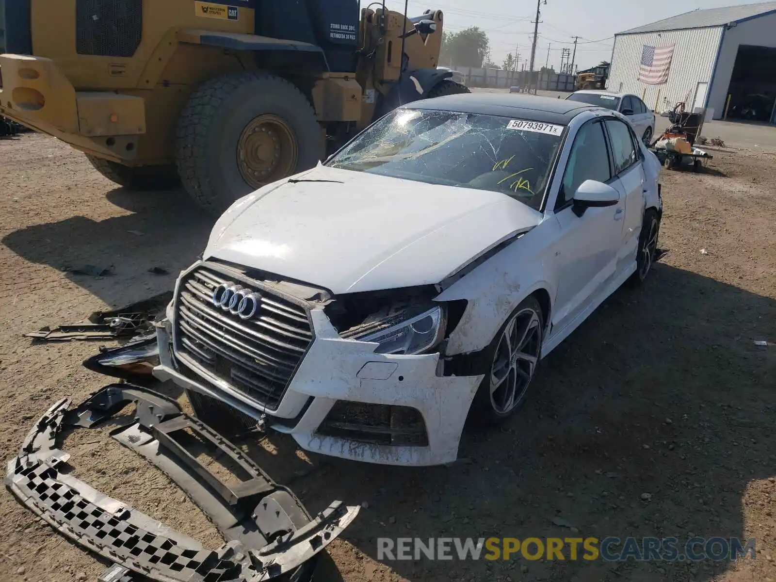 2 Photograph of a damaged car WAUBEGFF7LA079581 AUDI A3 2020